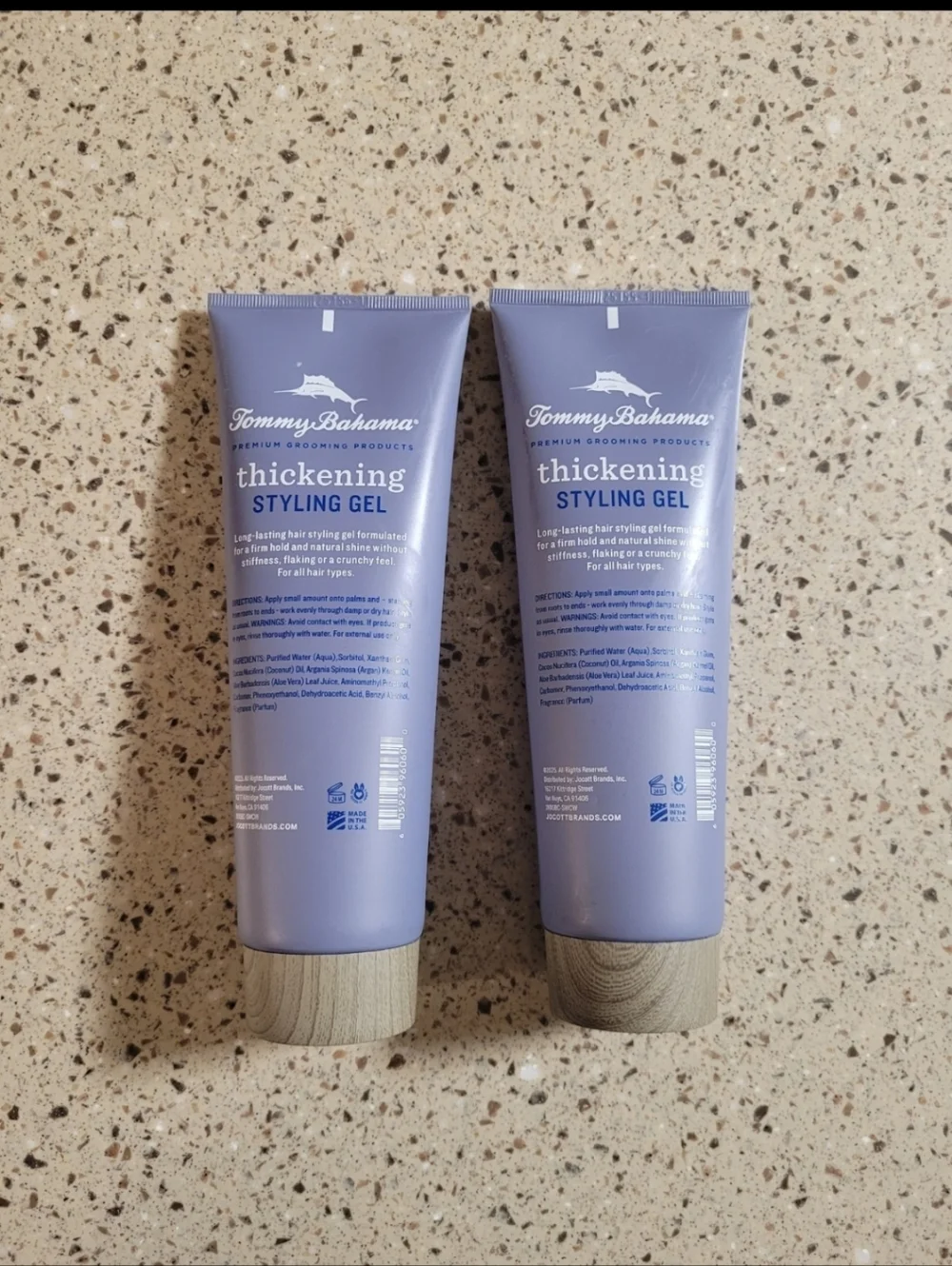 2 Tommy Bahama Thickening Styling Gel Long Lasting Ocean Waves 8 Oz Each SEALED